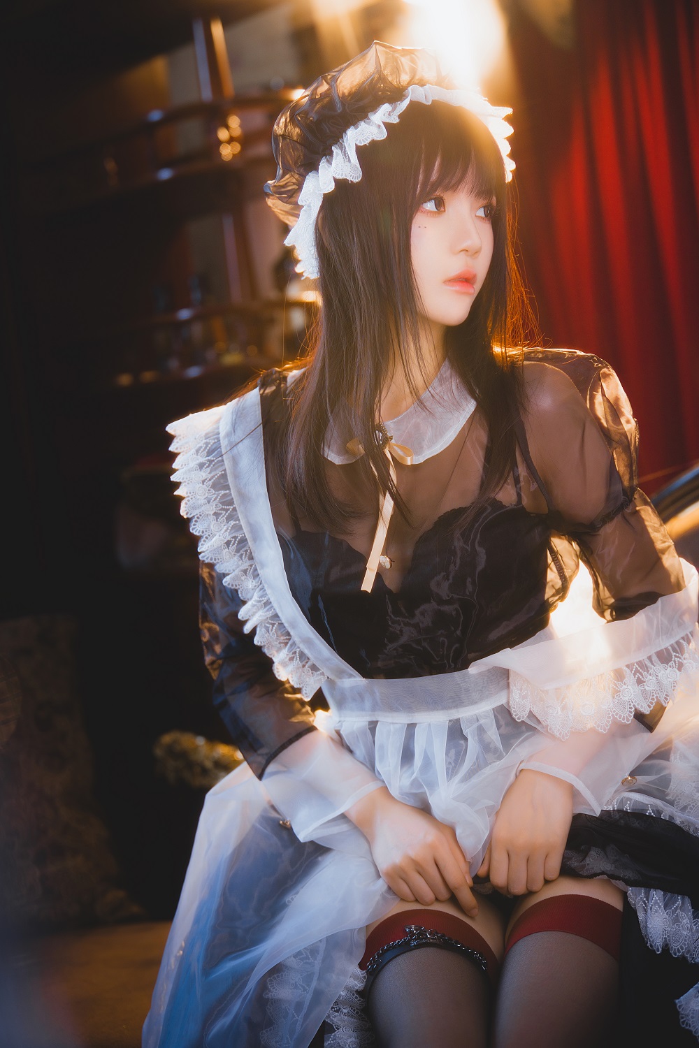桜桃喵-透明女仆[46P+2V]