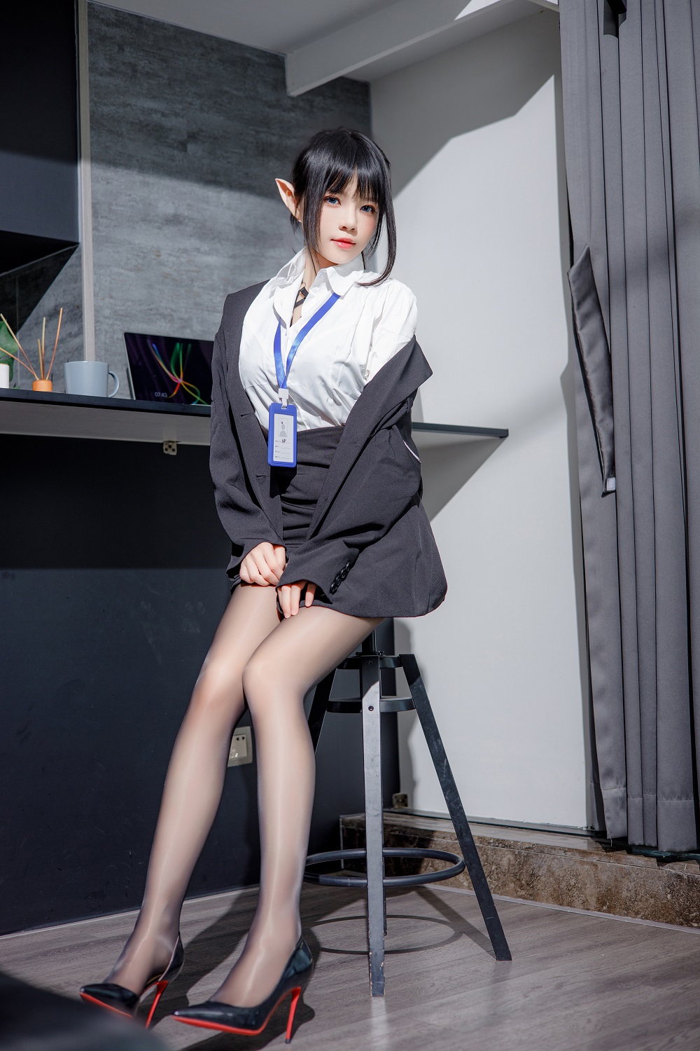 桜桃喵-城市中的精灵-精灵OL[46P+1V]