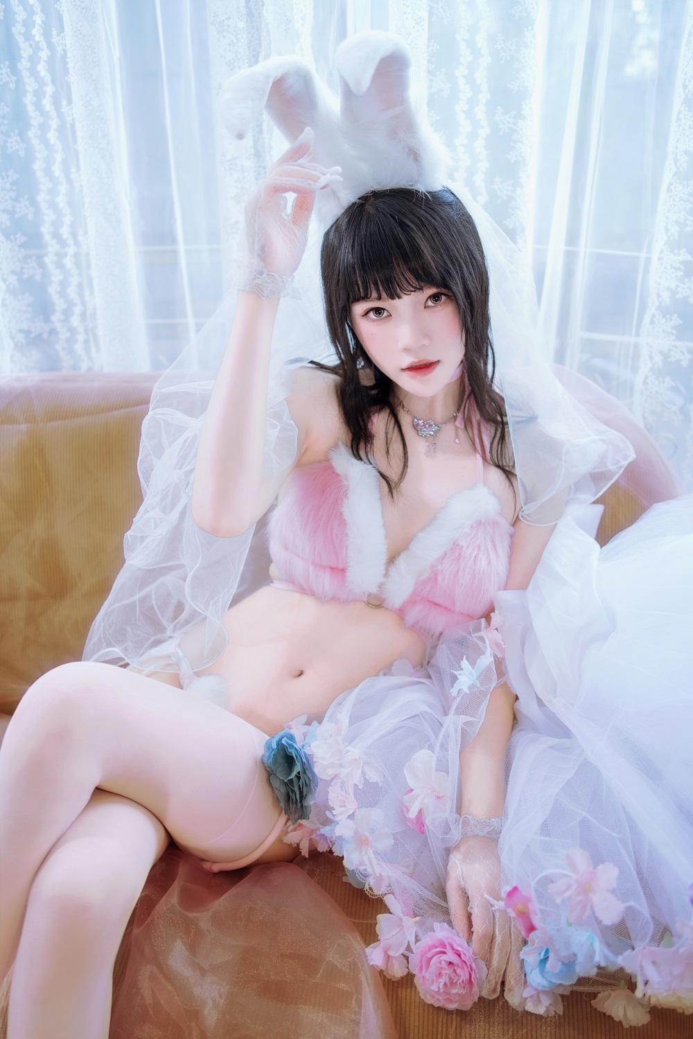 桜桃喵-花嫁兔[54P+2V]