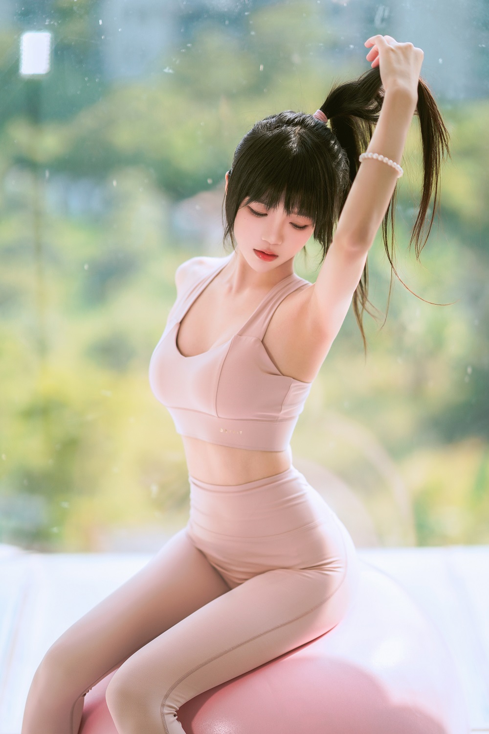 桜桃喵-瑜伽服[45P]