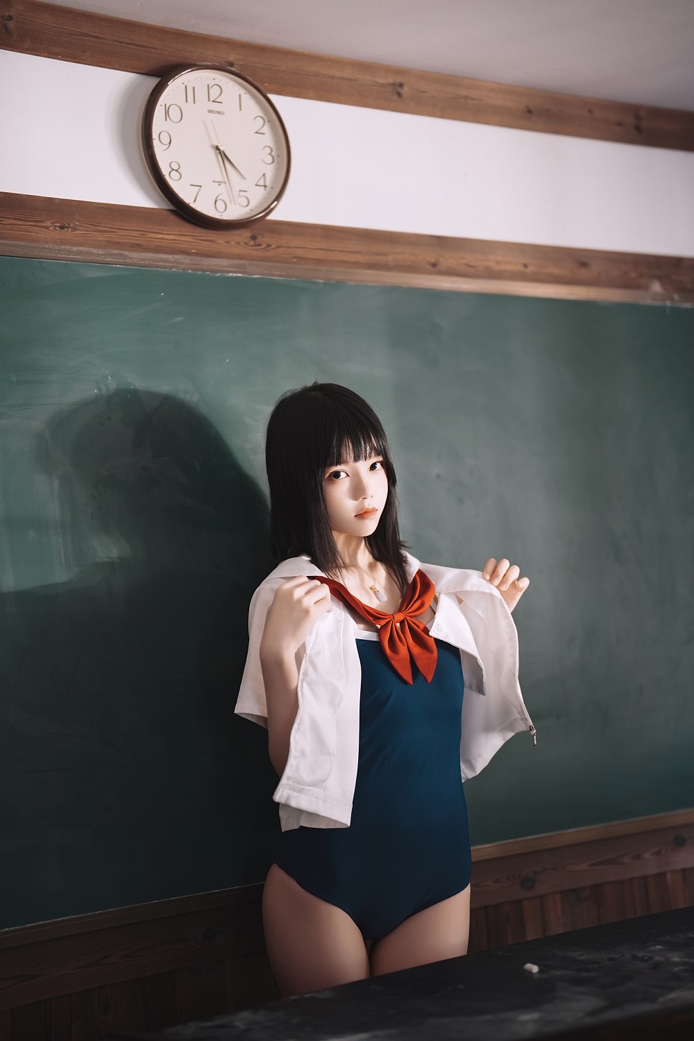 桜桃喵-教室死库水[48P]