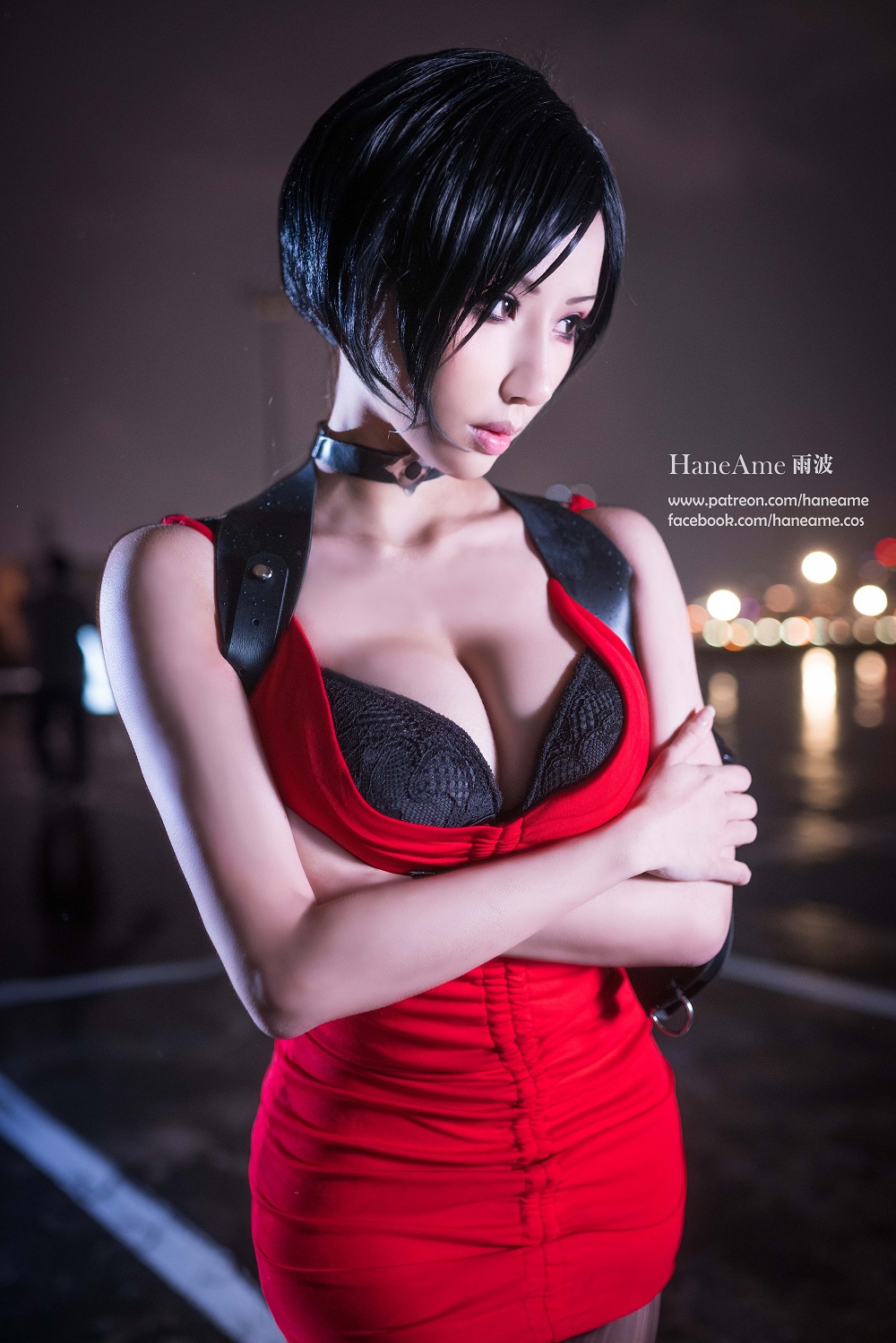雨波HaneAme-生化危机-艾达王[17P] COS网红博主 预览1图