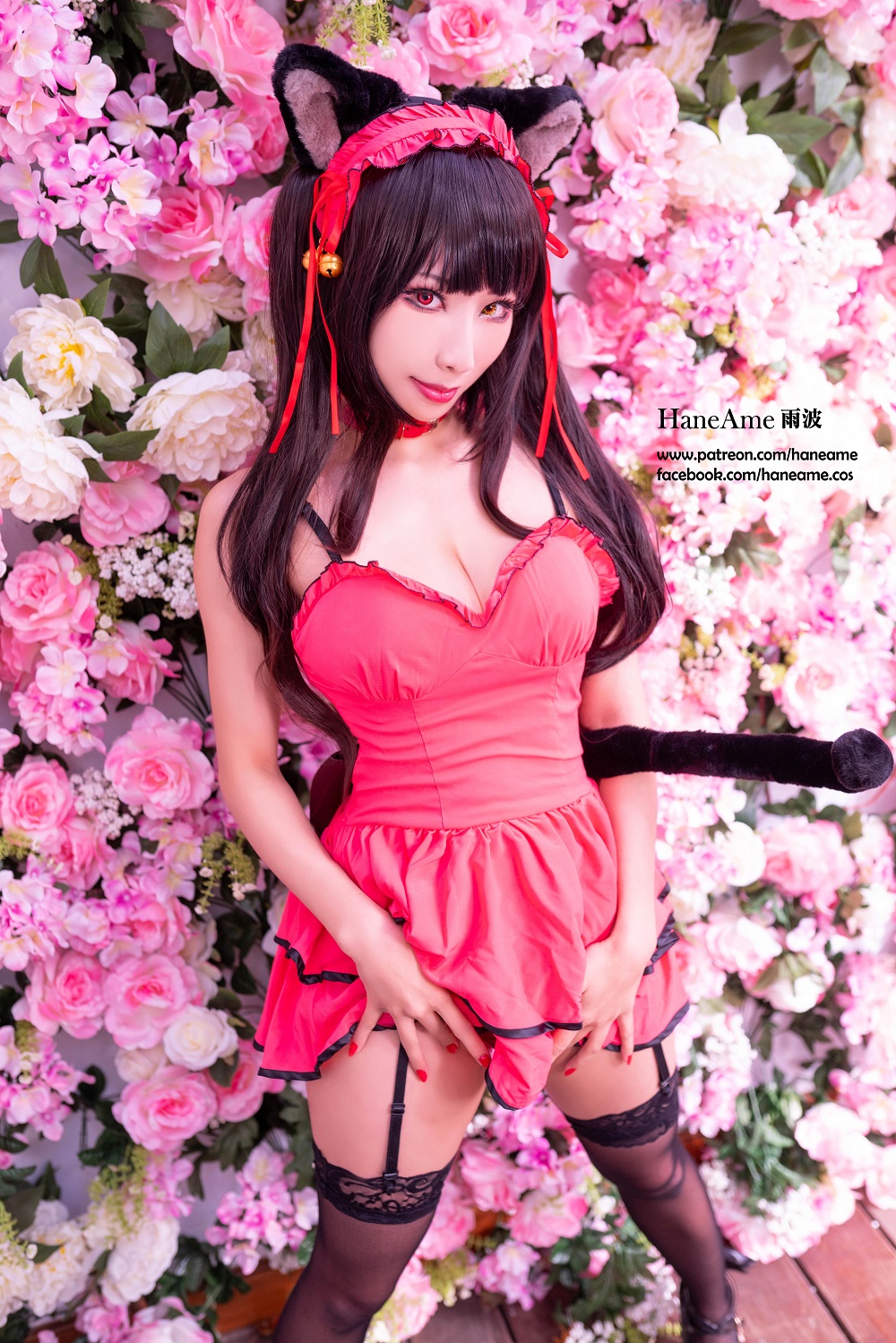 雨波HaneAme-约会大作战-时崎狂三猫娘[29P] COS网红博主 预览1图