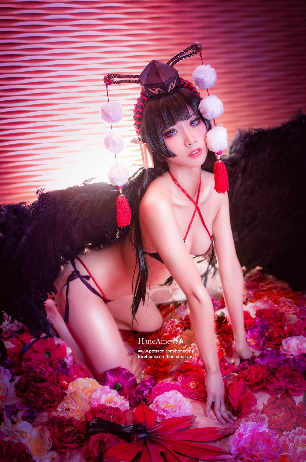 雨波HaneAme-死或生-女天狗比基尼[12P] COS网红博主 预览1图
