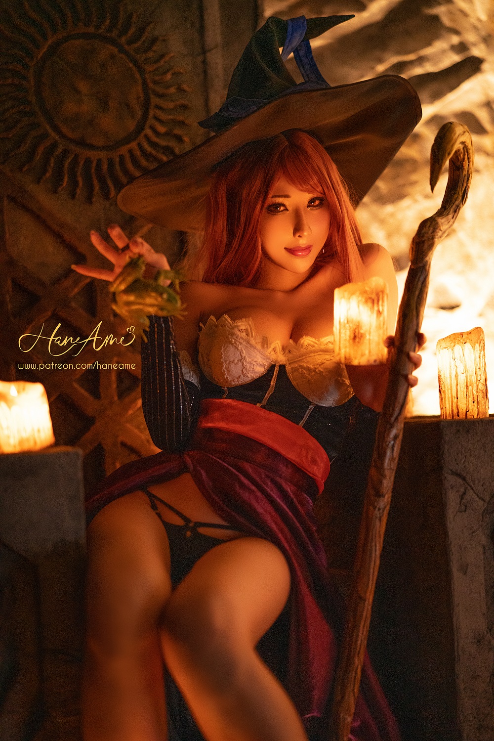 雨波HaneAme-龙之皇冠-魔龙术士[24P] COS网红博主 预览1图