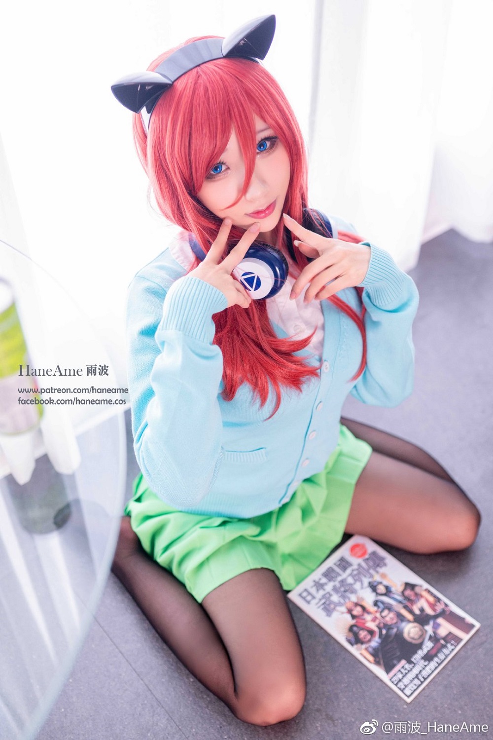 雨波HaneAme-五等分的新娘[15P] COS网红博主 预览2图