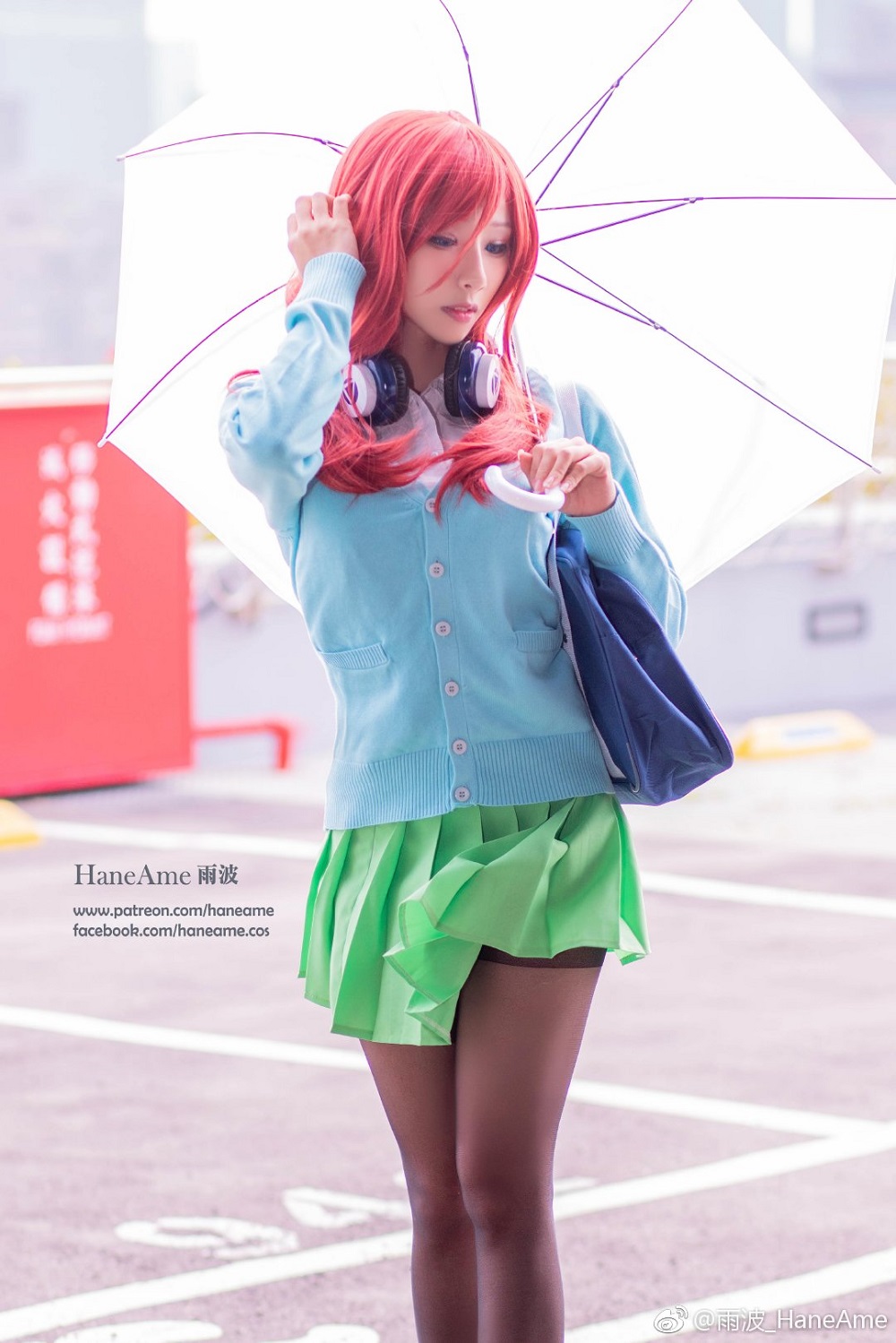雨波HaneAme-五等分的新娘[15P] COS网红博主 预览1图