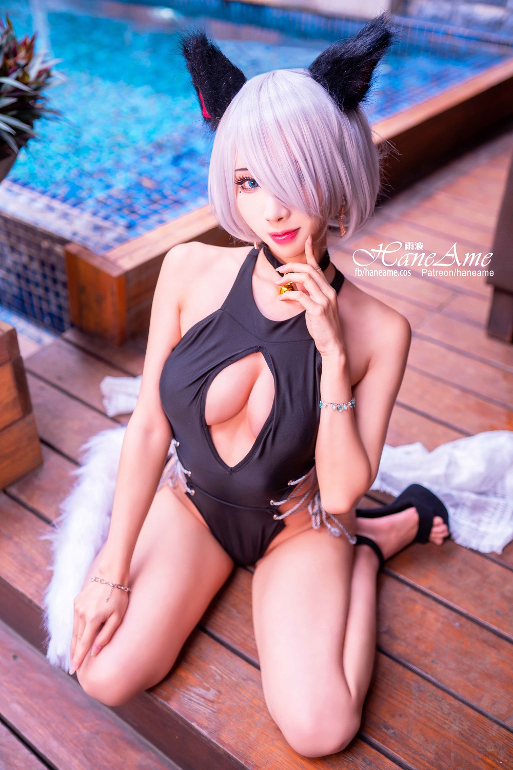 雨波HaneAme-兽耳系列-Yokina[91P] COS网红博主 预览2图