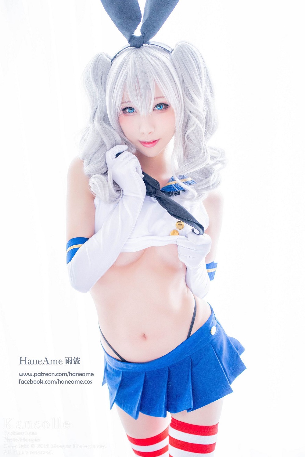 雨波HaneAme-舰队Collection-岛风[17P] COS网红博主 预览1图