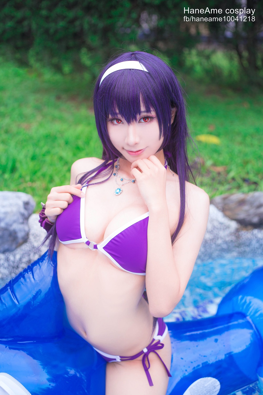雨波HaneAme-路人女主的养成方法-霞之丘诗羽写真书[149P] COS网红博主 预览2图