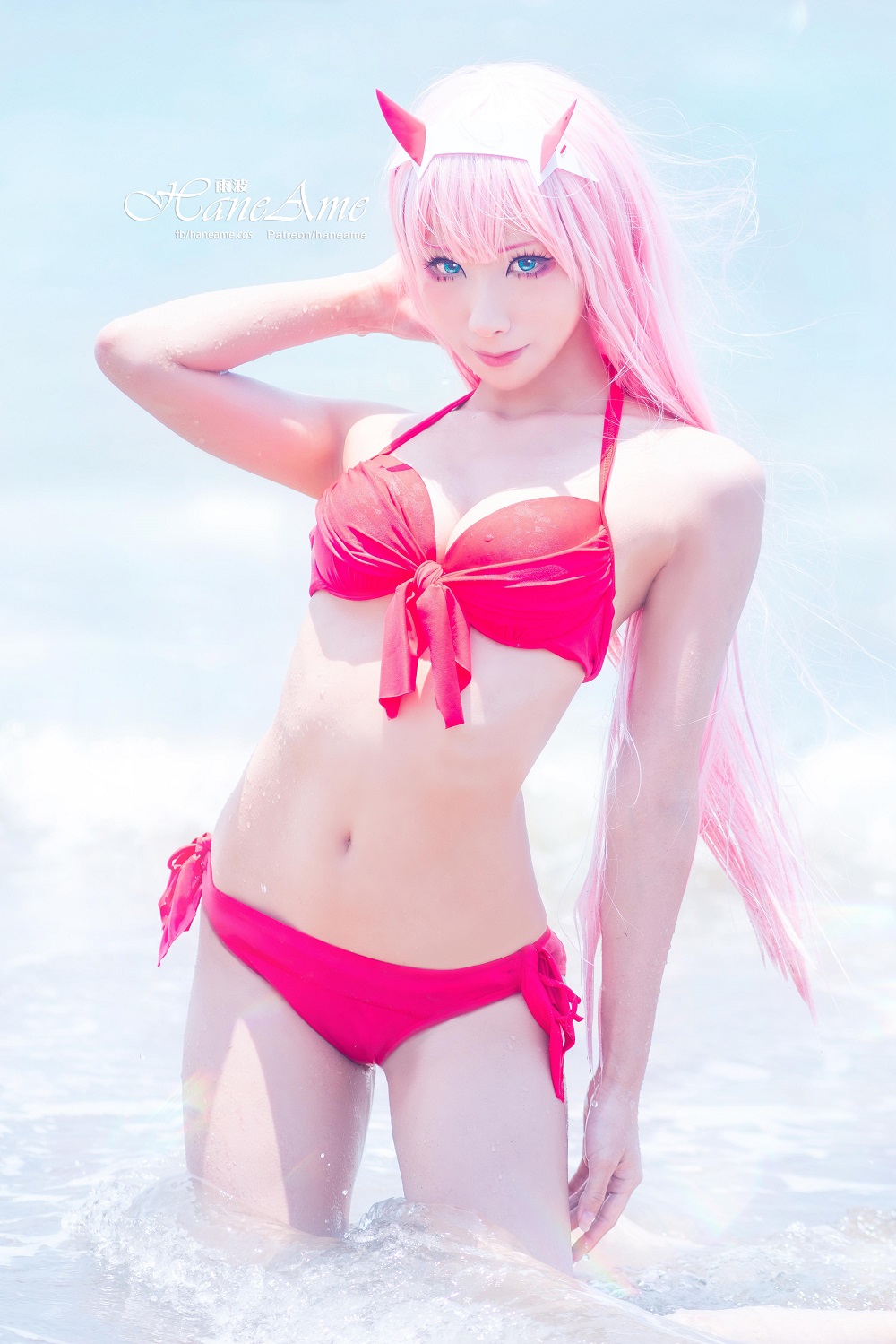 雨波HaneAme-DARLING in the FRANXX-零二写真书[144P] COS网红博主 预览2图