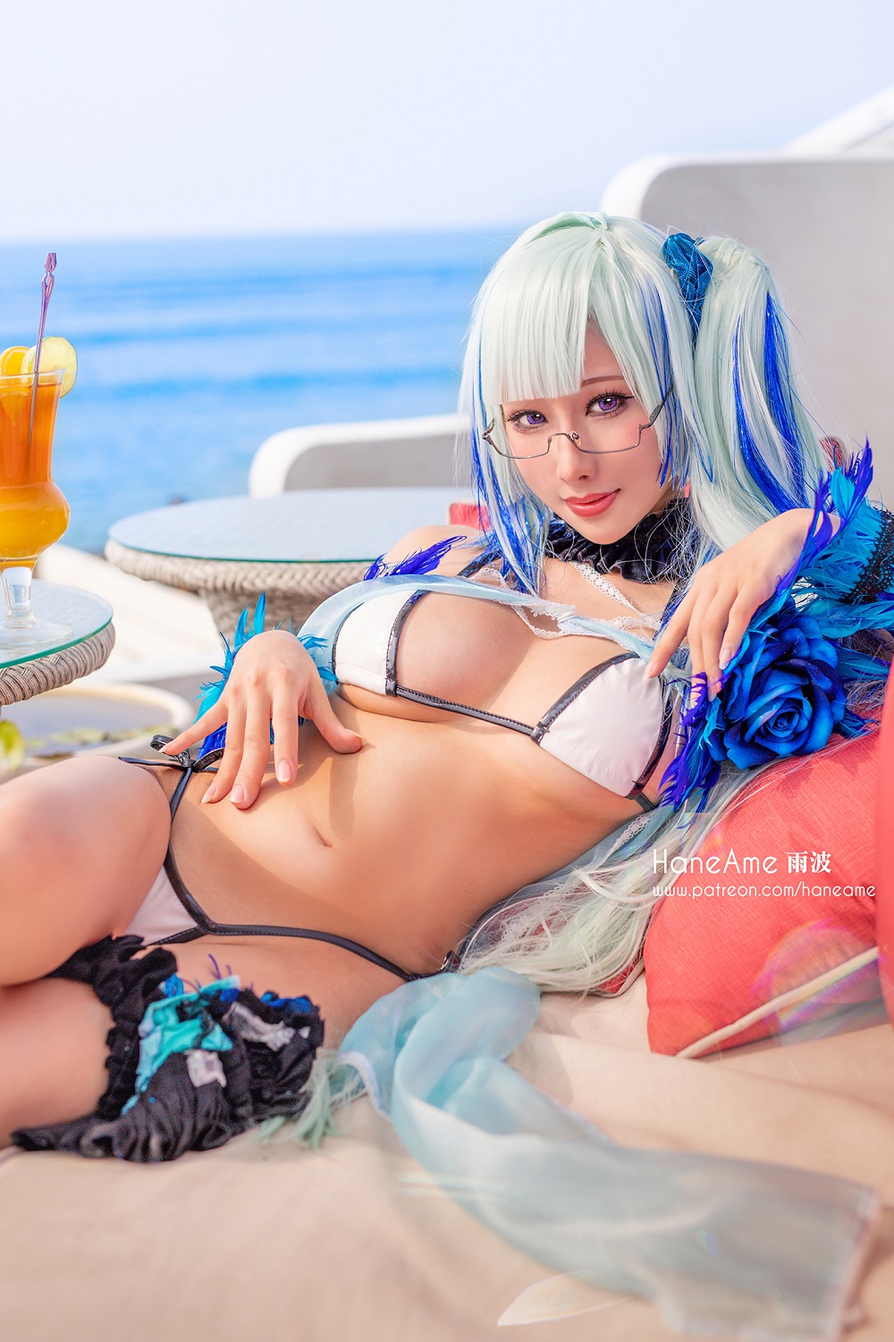 雨波HaneAme-FGO-布伦希尔德泳裝[22P] COS网红博主 预览2图