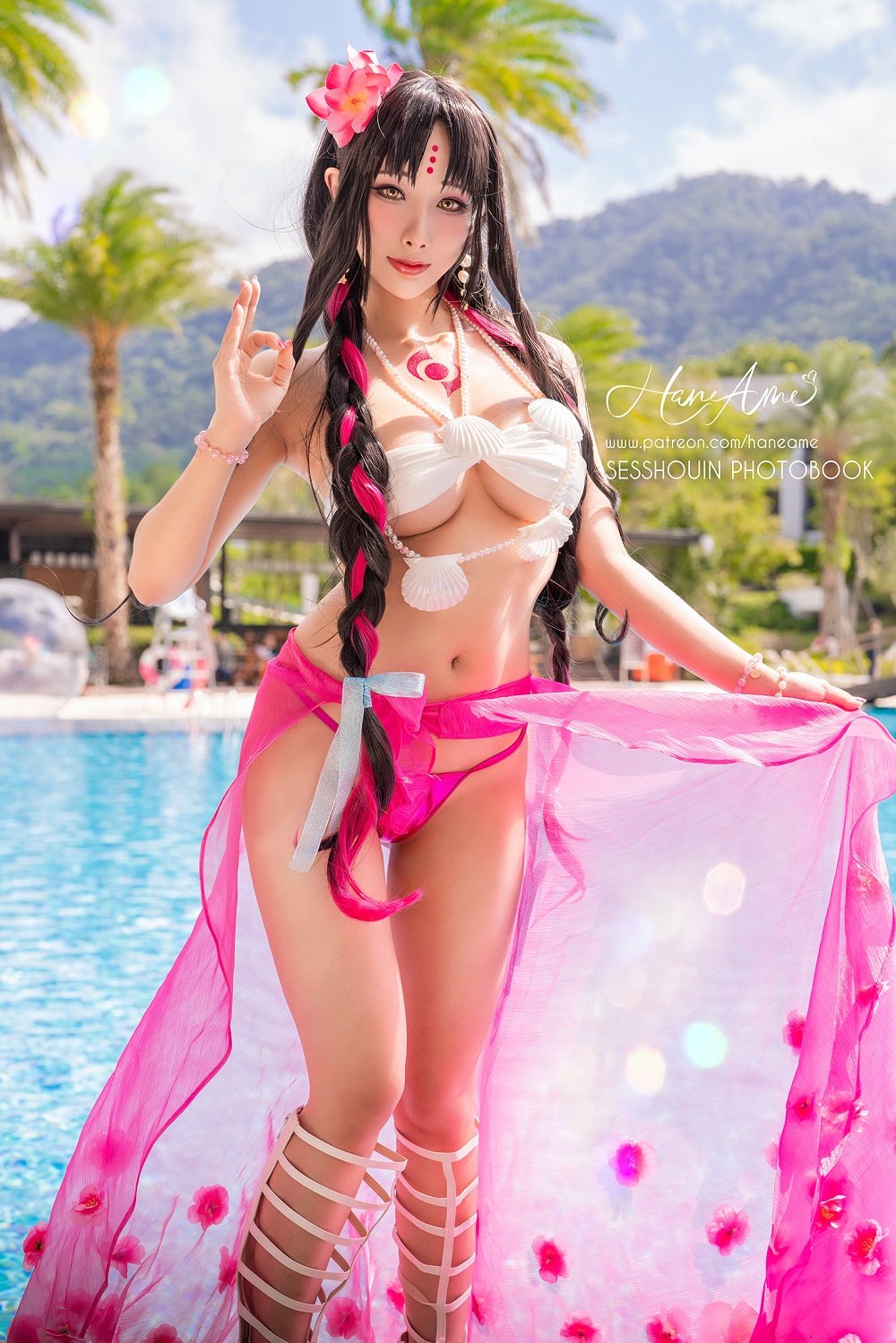 雨波HaneAme-FGO-杀生院写真书[133P] COS网红博主 预览2图