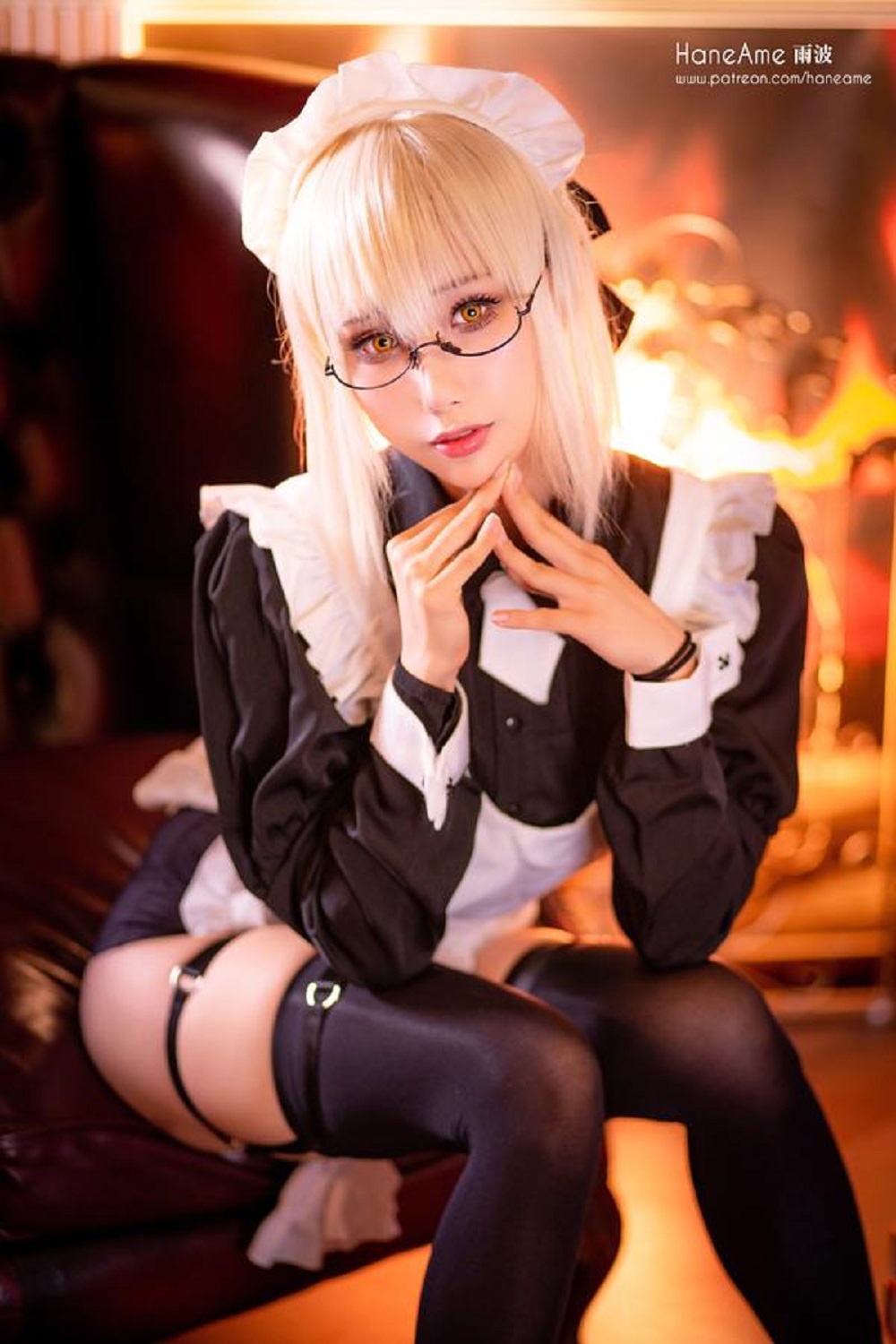 雨波HaneAme-FGO-阿尔托莉雅[48P] COS网红博主 预览1图