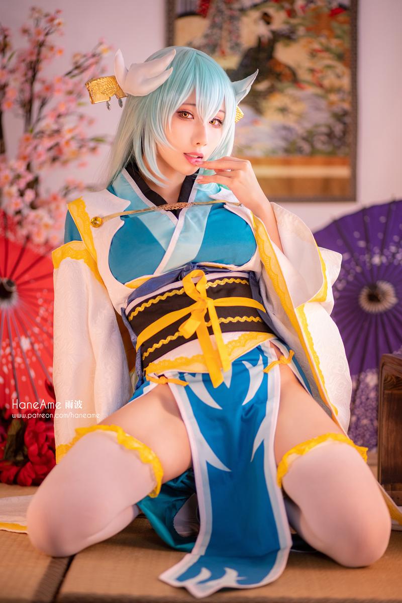 雨波HaneAme-FGO-清姬[4P] COS网红博主 预览1图