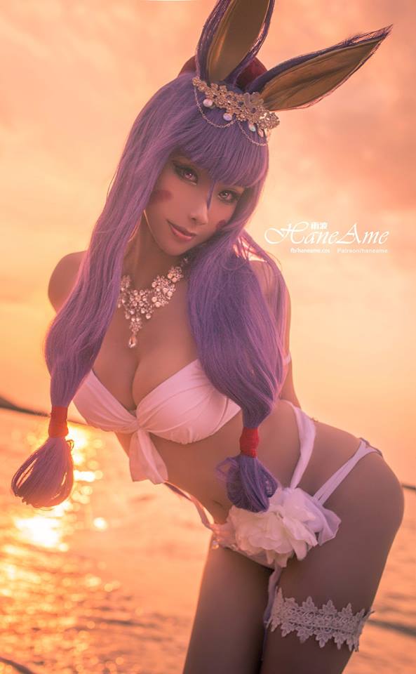 雨波HaneAme-FGO-尼托克丽丝泳装[21P] COS网红博主 预览1图