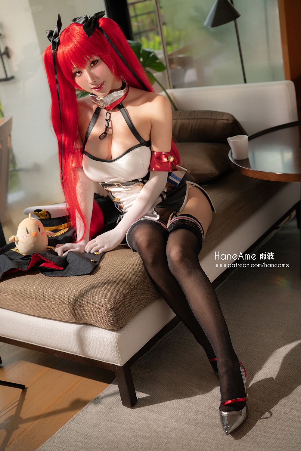 雨波HaneAme-碧蓝航线-火奴鲁鲁[19P+2V] COS网红博主 预览2图