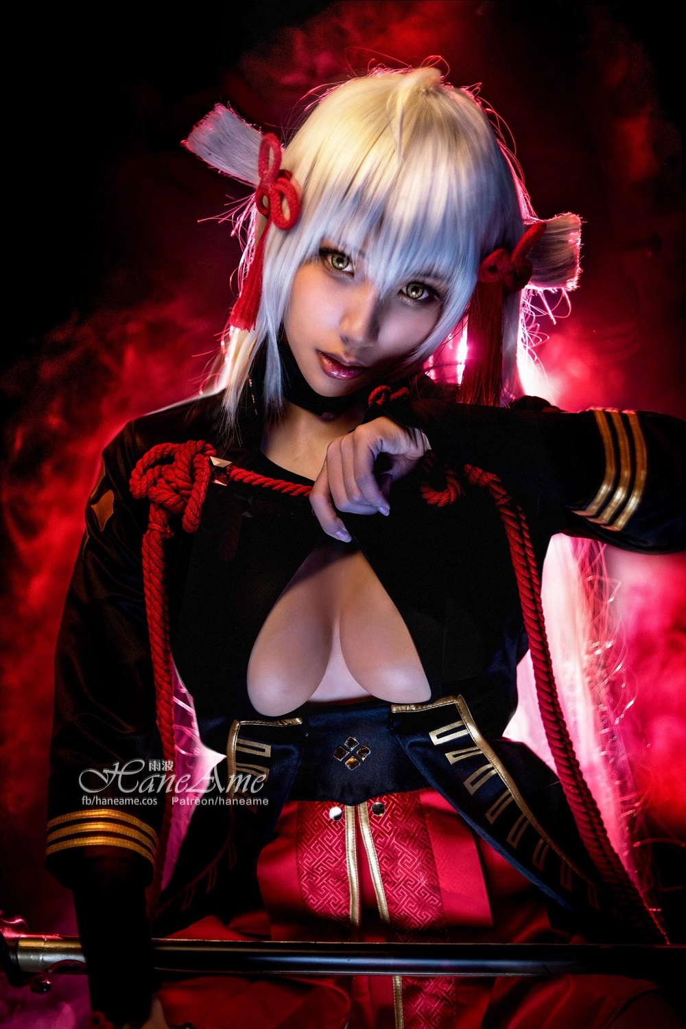 雨波HaneAme-FGO-冲田总司[31P] COS网红博主 预览1图