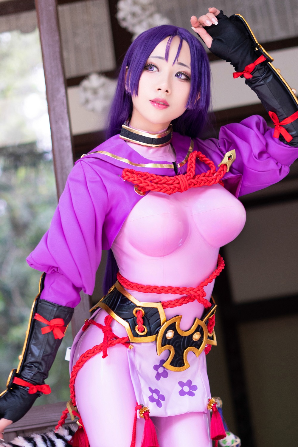 雨波HaneAme-FGO-源赖光写真书[136P+1V] COS网红博主 预览1图