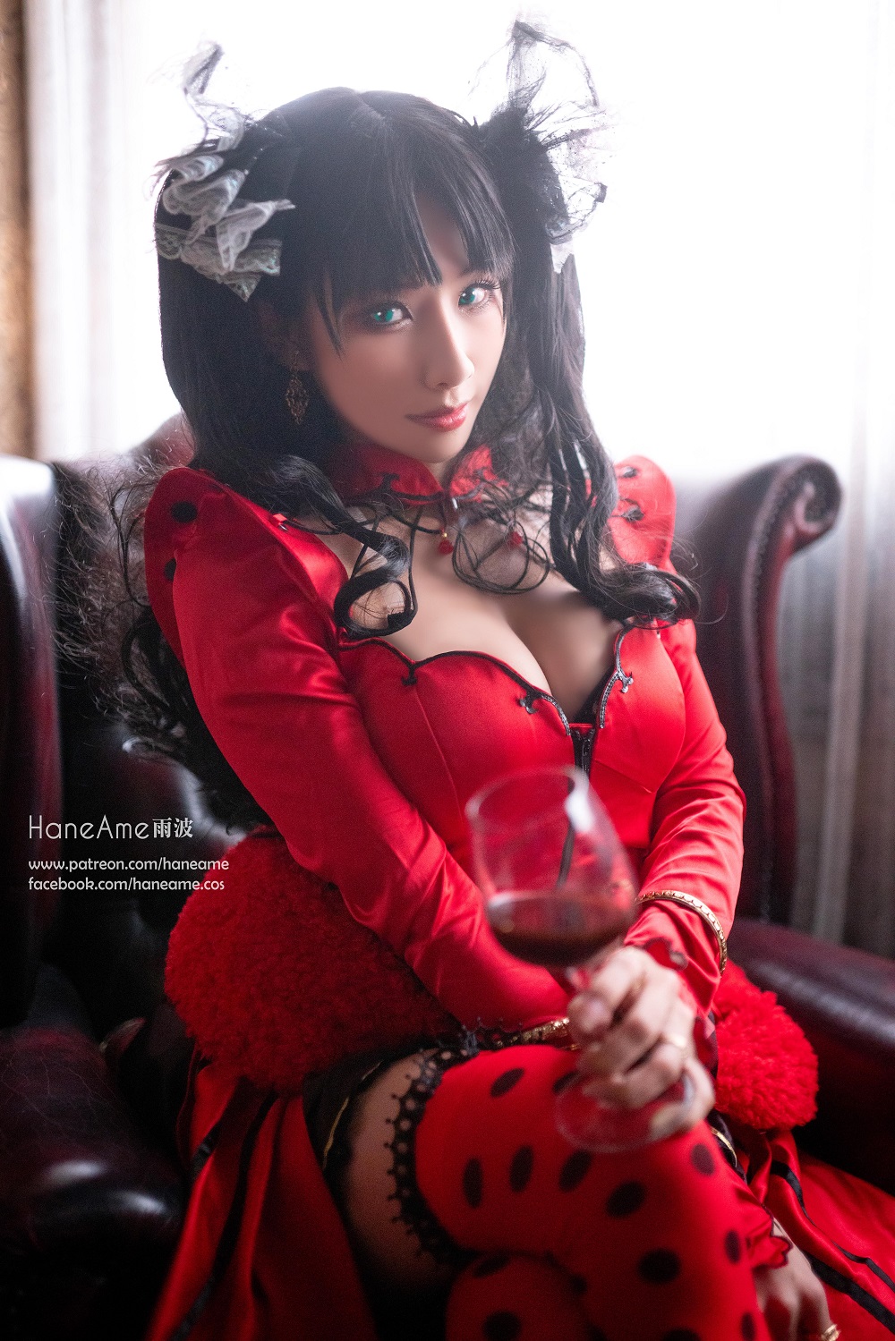 雨波HaneAme-FGO-远坂凛[22P] COS网红博主 预览2图