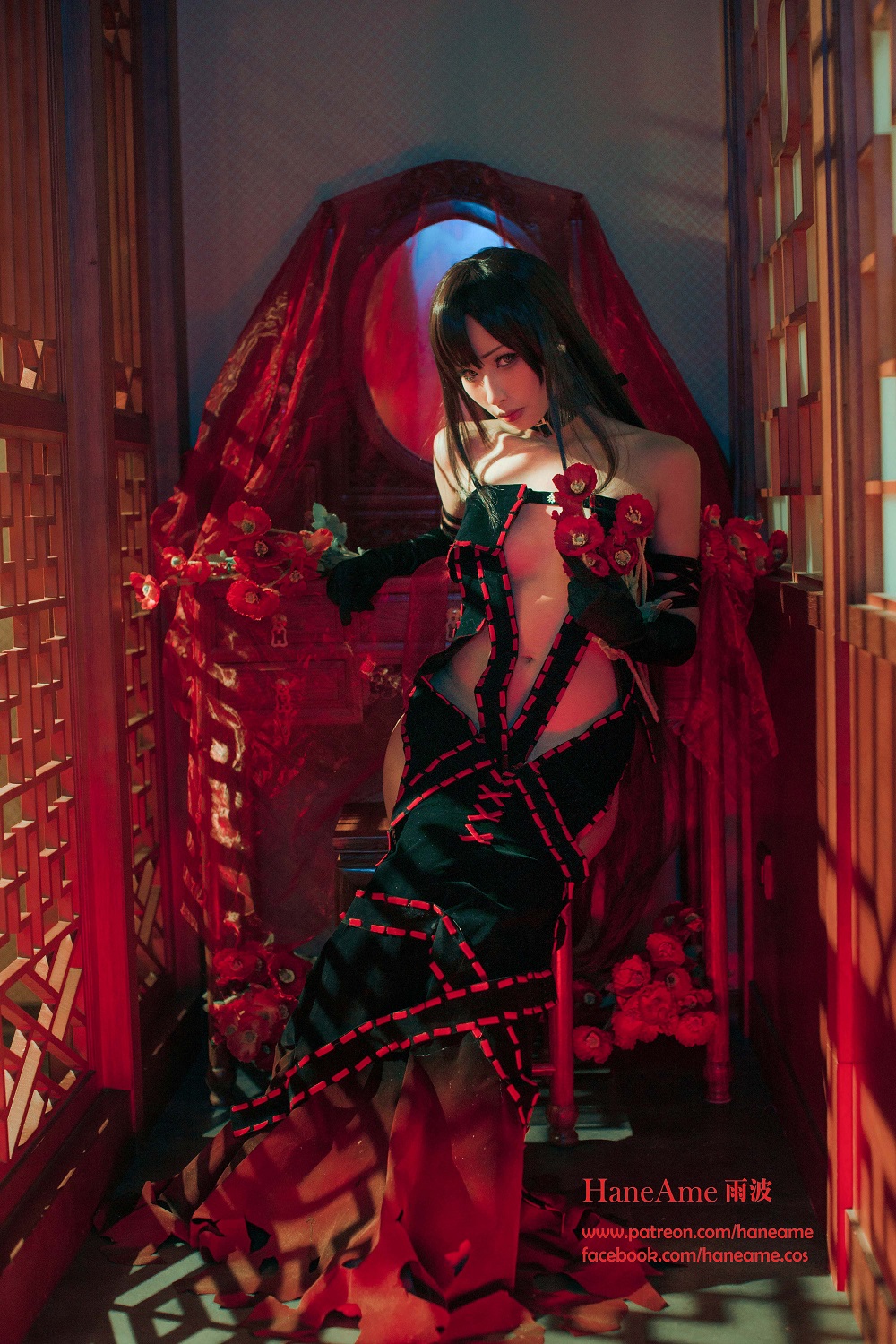 雨波HaneAme-FGO-虞美人[30P+2V] COS网红博主 预览2图