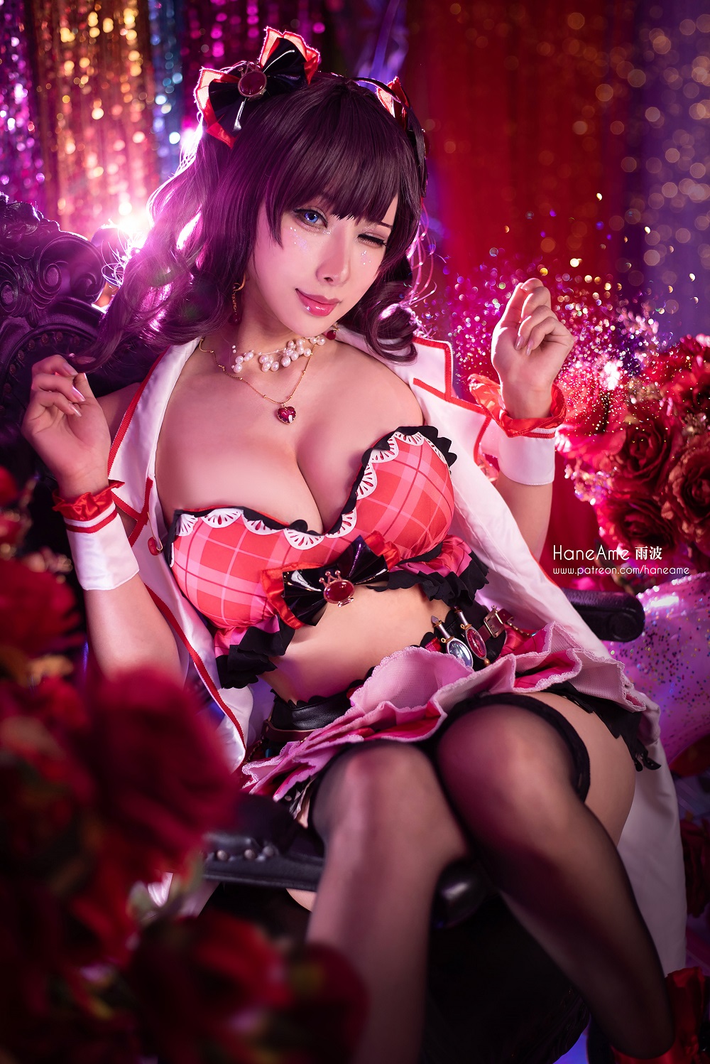雨波HaneAme-FGO-葛饰北斋同人[11P] COS网红博主 预览1图
