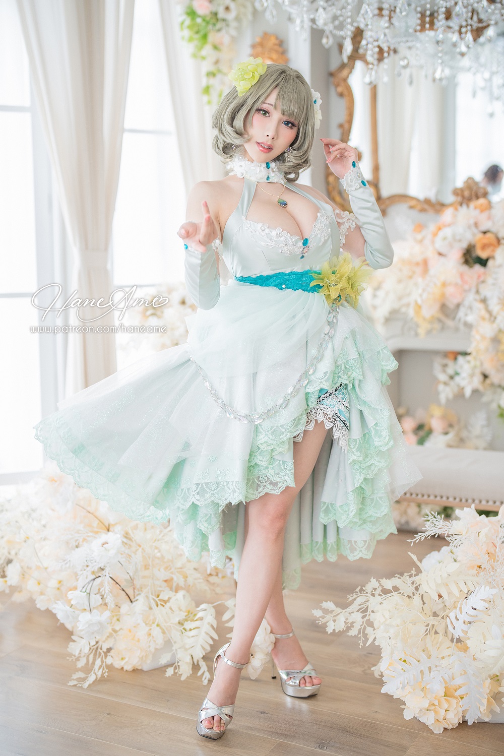 雨波HaneAme-偶像大师-枫礼服[42P] COS网红博主 预览2图