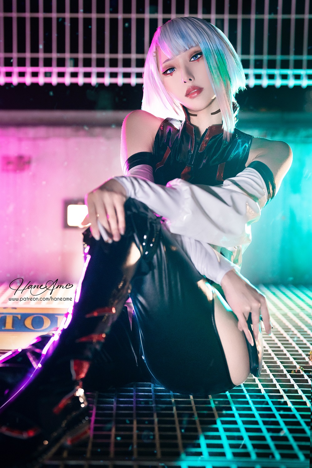 雨波HaneAme-赛博朋克2077-LUCY[36P] COS网红博主 预览2图