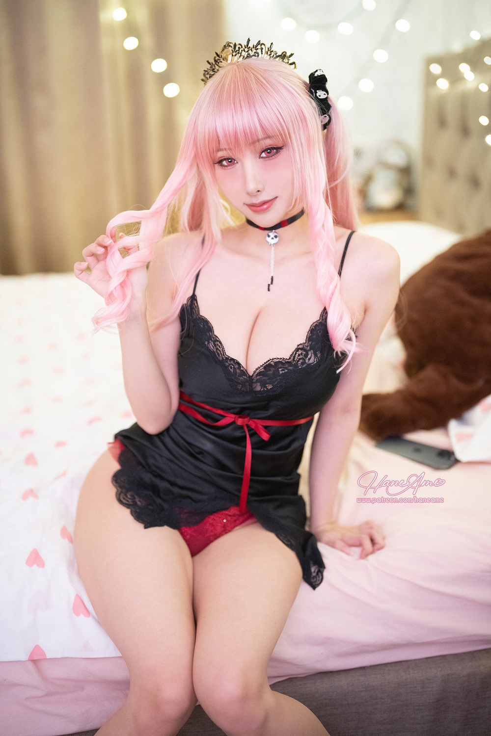 雨波HaneAme-Hololive-死神睡衣[33P] COS网红博主 预览2图