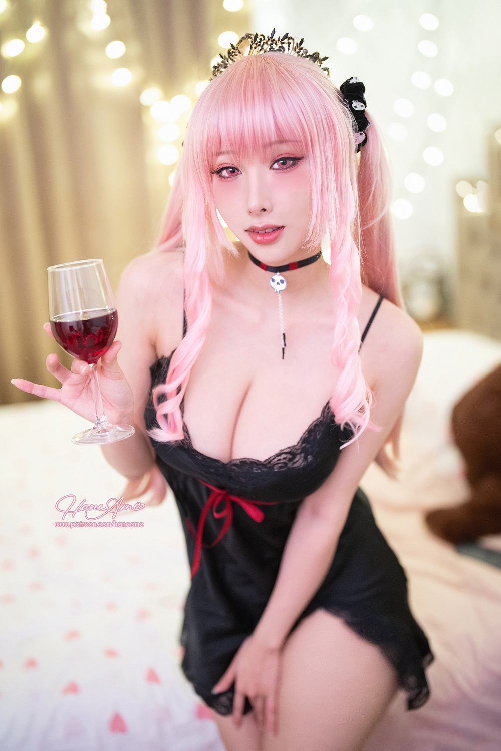 雨波HaneAme-Hololive-死神睡衣[33P] COS网红博主 预览1图