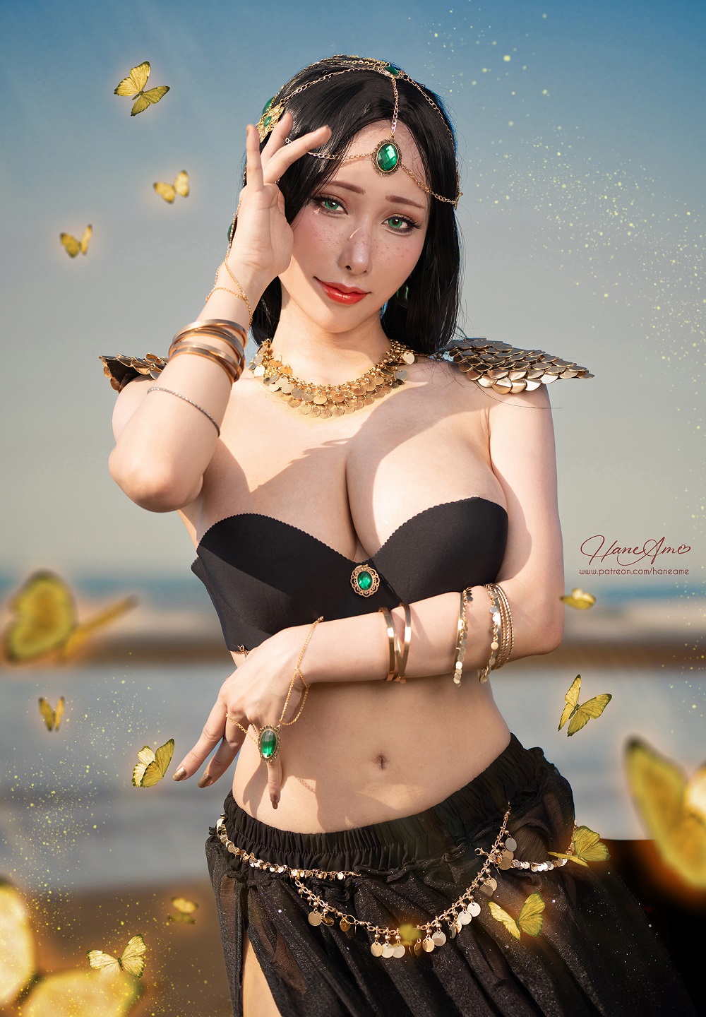 雨波HaneAme-鬼刀·风铃公主[31P] COS网红博主 预览2图