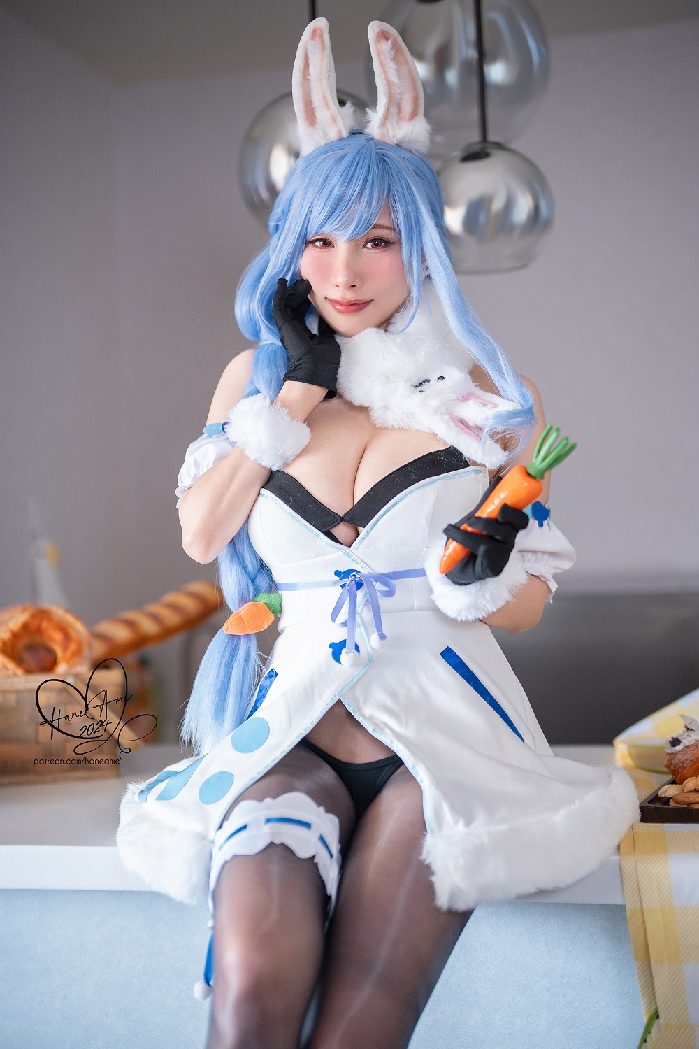 雨波HaneAme-Hololive-兔田佩克拉妈咪[34P] COS网红博主 预览1图
