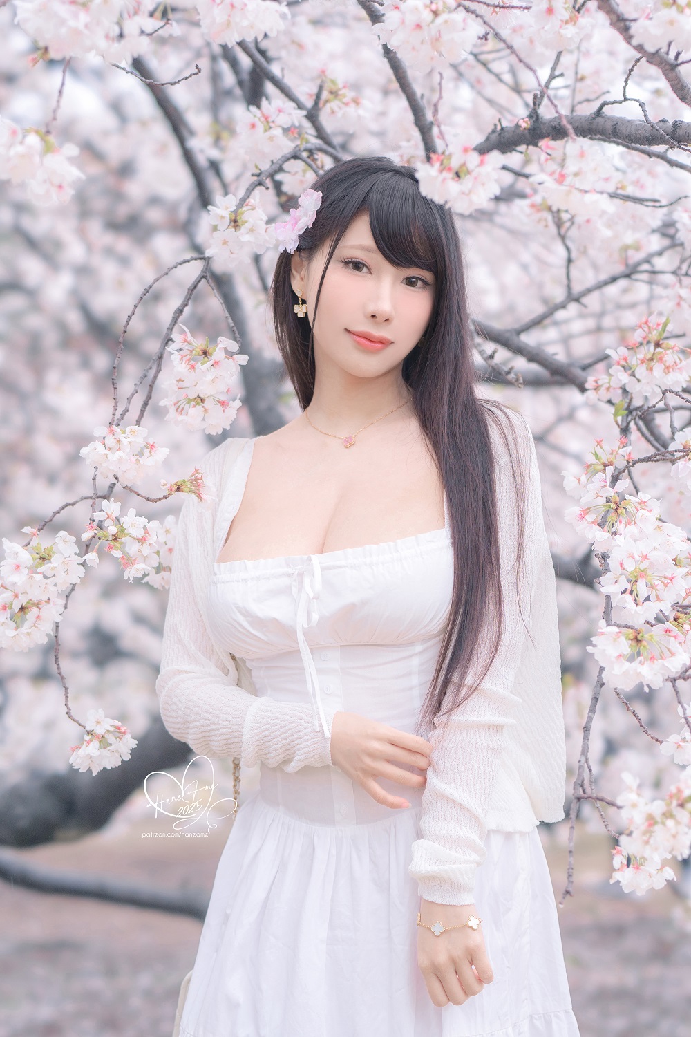 雨波HaneAme-原创-雨樱下的约定[65P] COS网红博主 预览1图