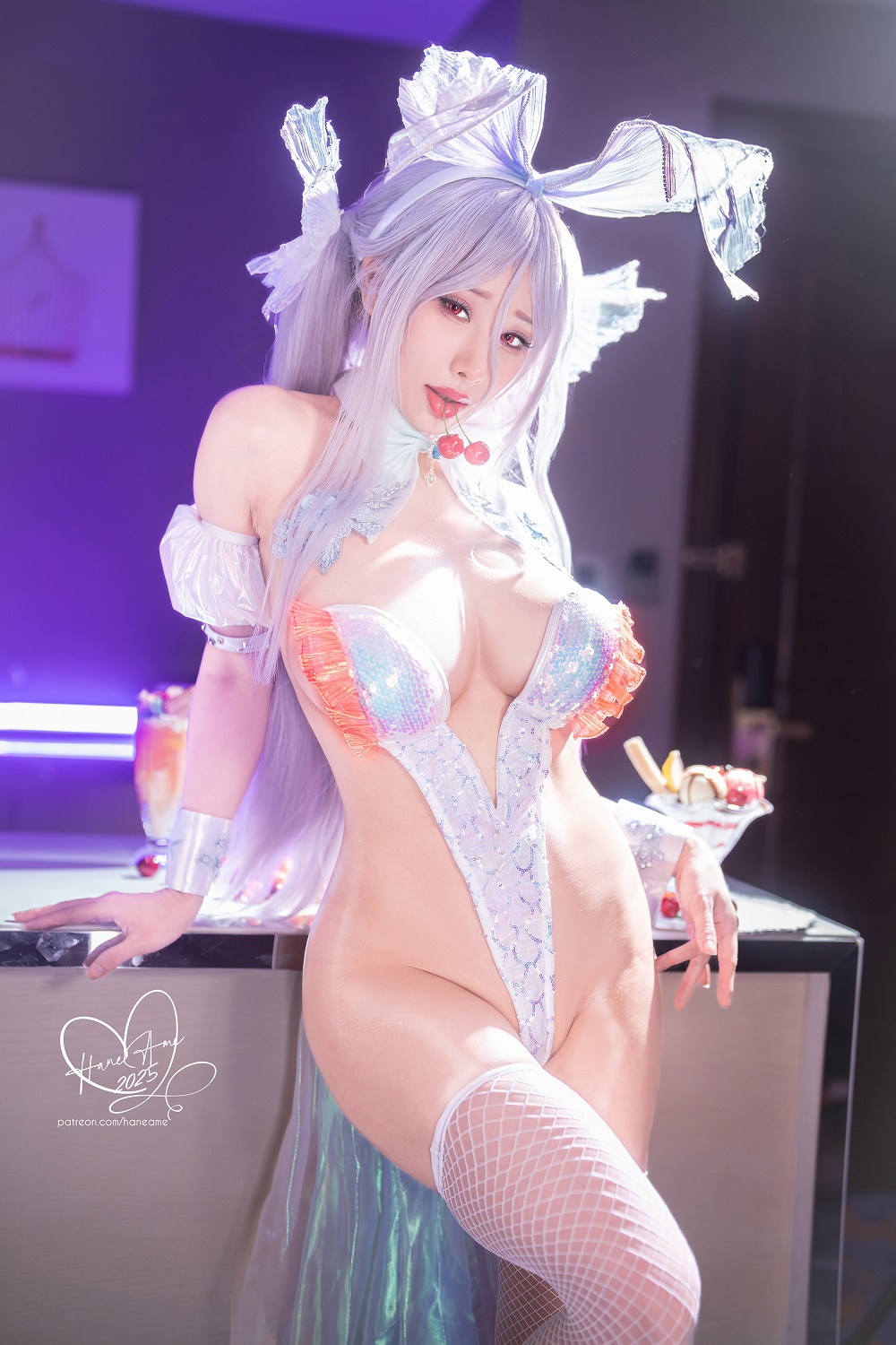 雨波HaneAme-棕色尘埃2-墨菲亚兔女郎[46P] COS网红博主 预览1图