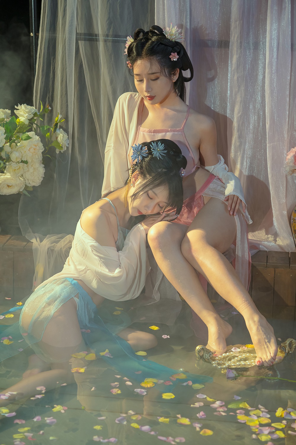 云溪溪-奶桃-水池[42P+1V] COS网红博主 预览2图