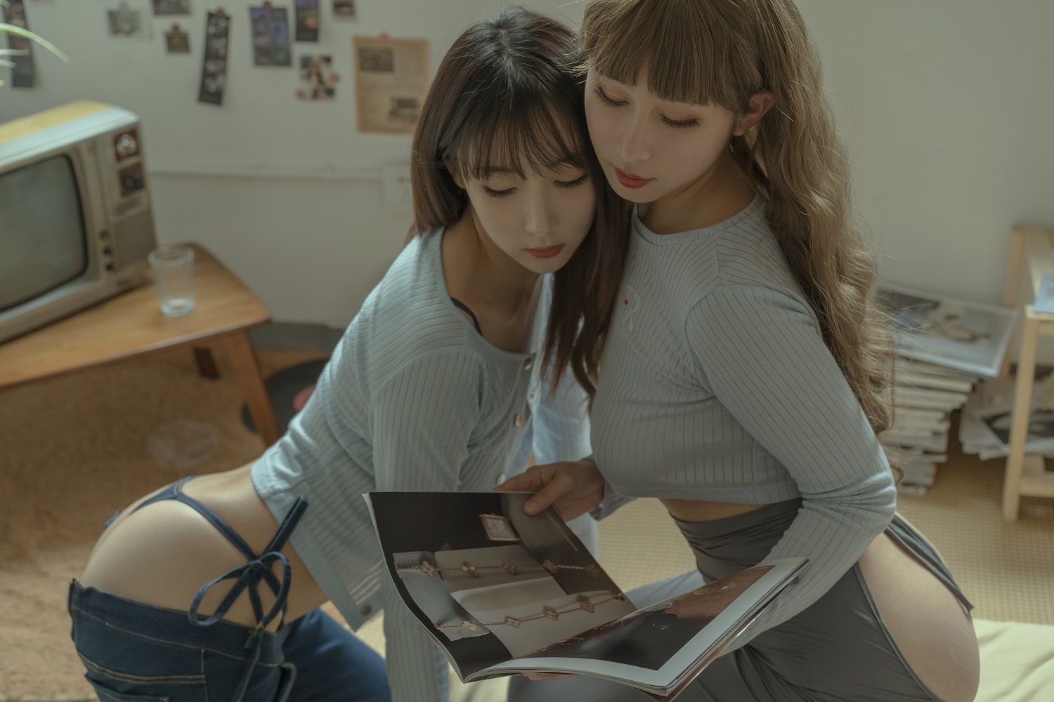云溪溪-奶桃-日系百合[60P+1V] COS网红博主 预览2图
