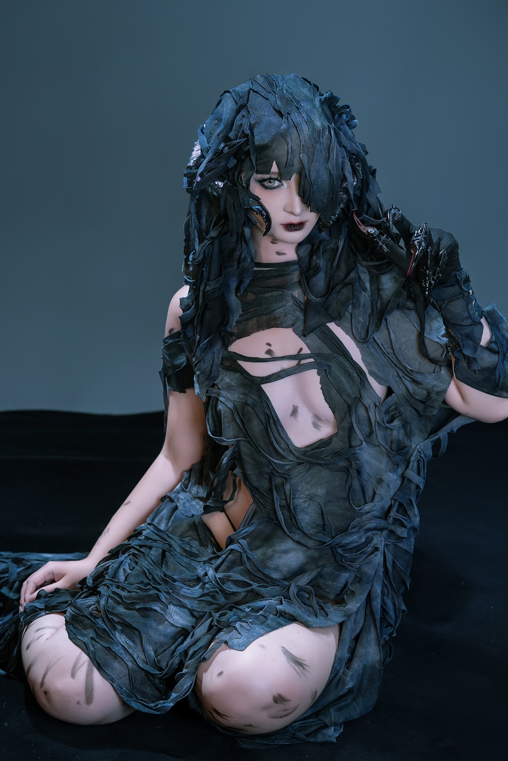 云溪溪&苏池-龙娘图鉴-复仇[7P] COS网红博主 预览2图