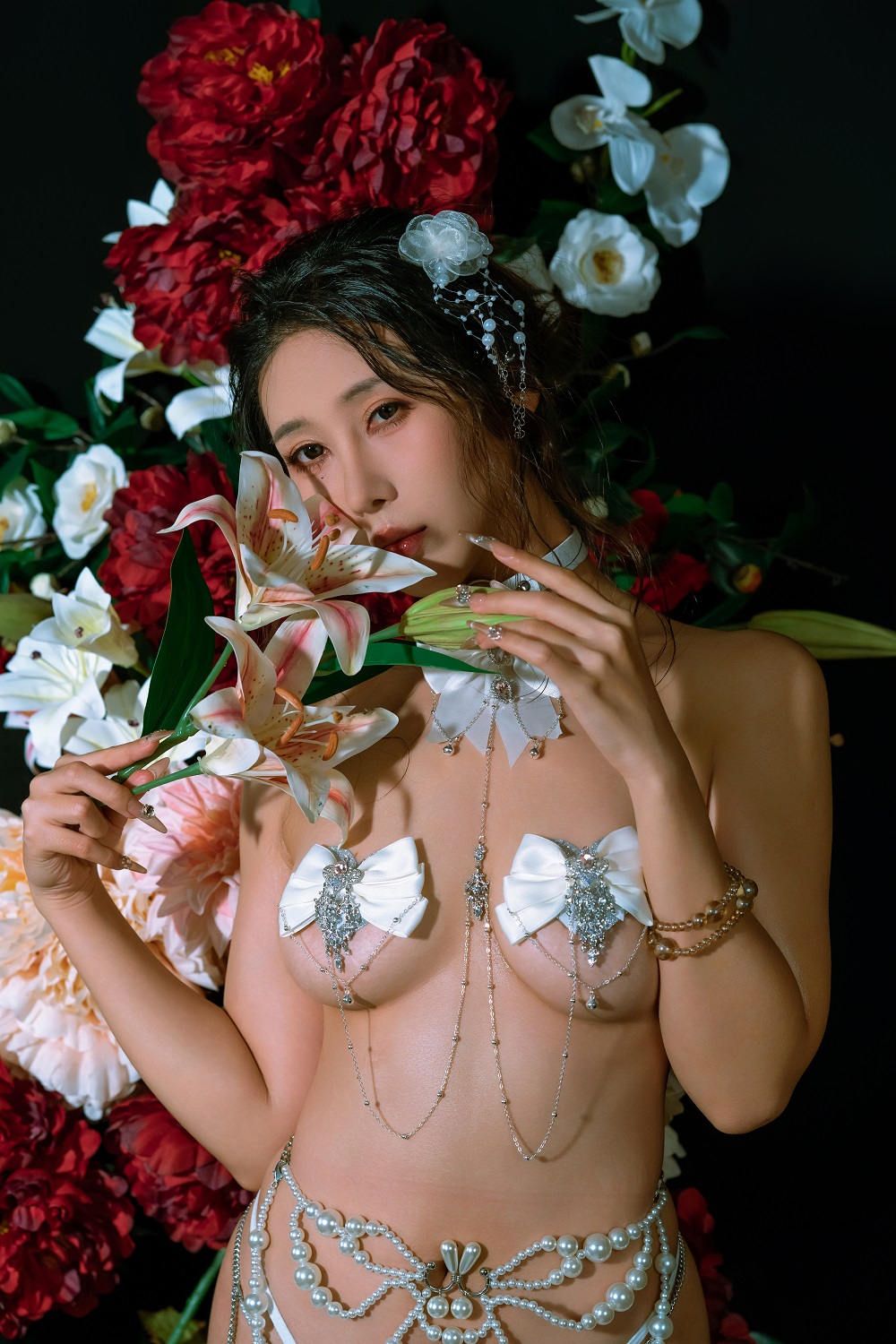 云溪溪-奶桃-绽放的珍珠[68P] COS网红博主 预览1图