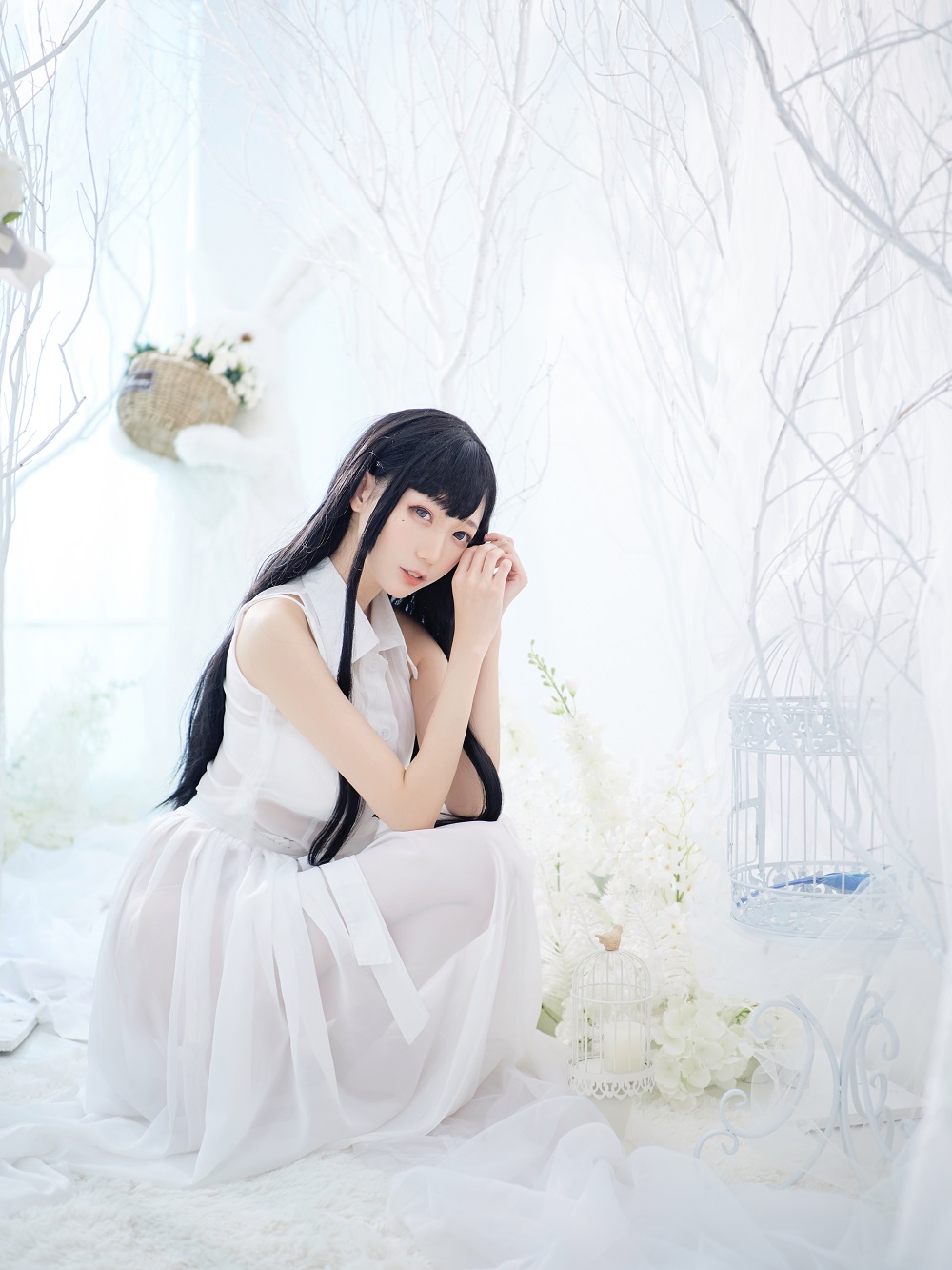 周叽是可爱兔兔-恶魔姐姐-千夜居家服[10P] COS网红博主 预览1图