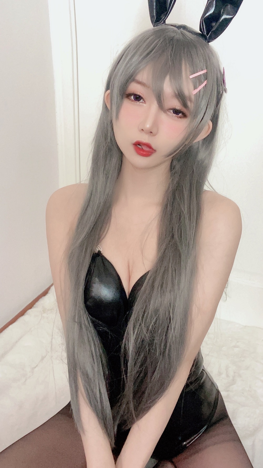51酱-樱岛麻衣兔女郎[40P+1V] COS网红博主 预览1图