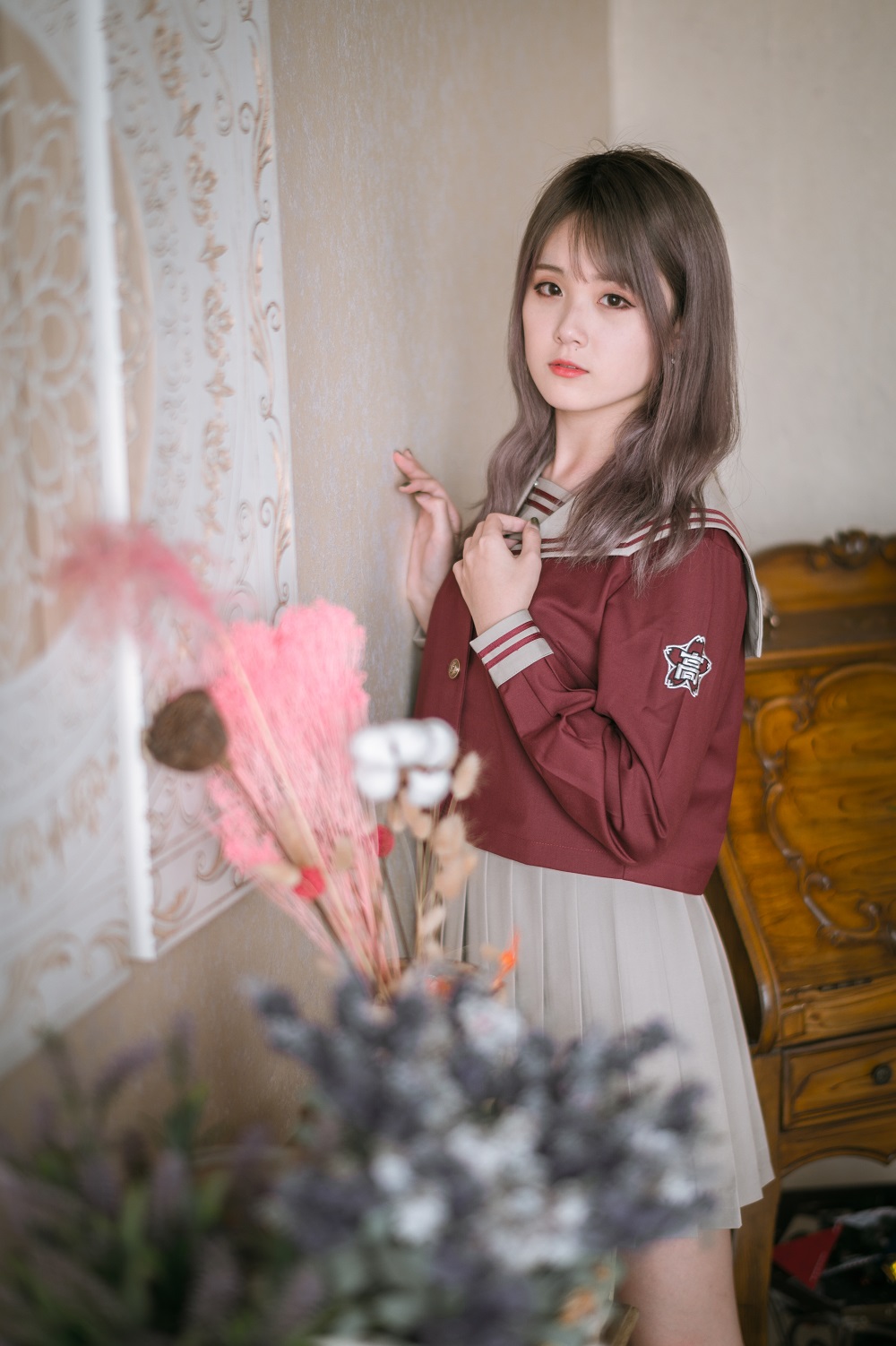 Akisoso秋楚楚-JK少女[18P] COS网红博主 预览2图