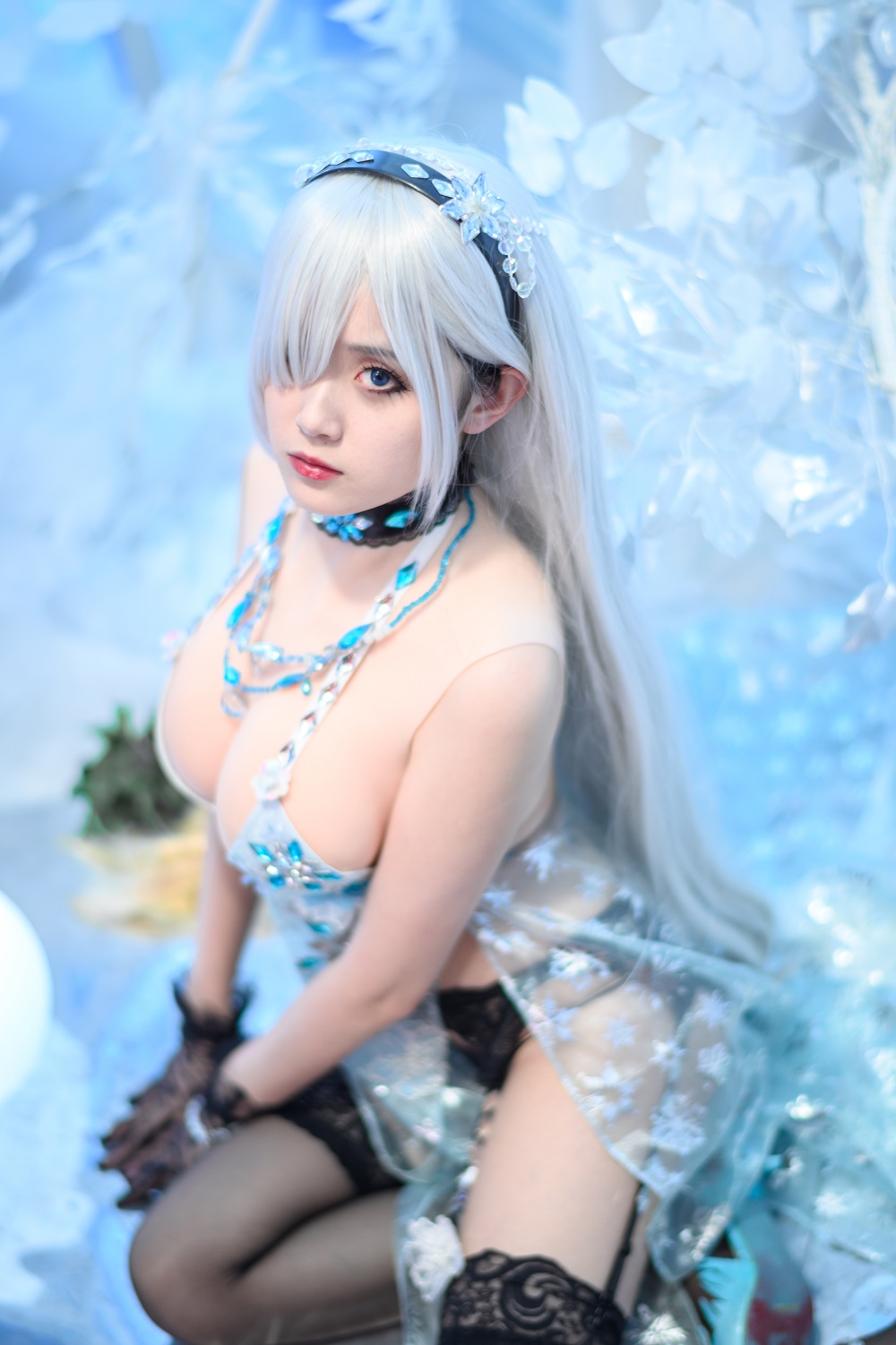 Akisoso秋楚楚-FGO-阿纳斯塔西娅·冰雪皇女[28P] COS网红博主 预览1图
