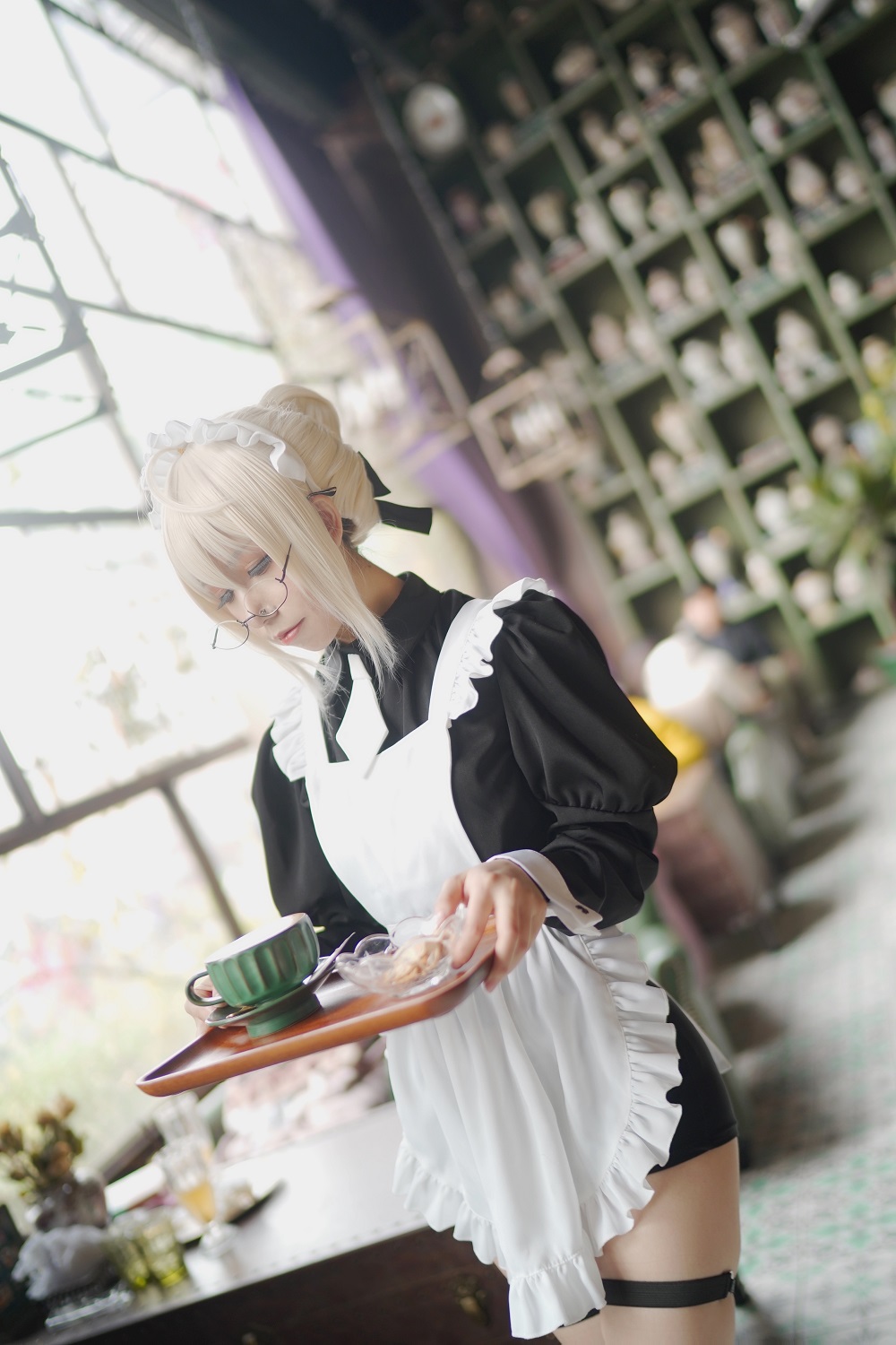 乖乖衣宝-FGO-谜之女主角X Alter同人女仆[50P] COS网红博主 预览1图