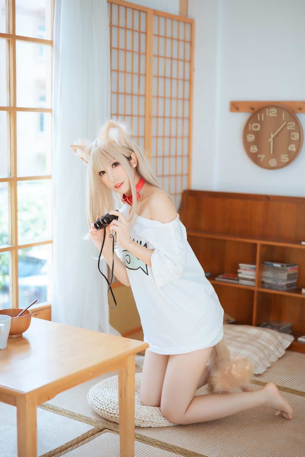 乖乖衣宝-40原猫娘-黄豆粉[21P] COS网红博主 预览2图