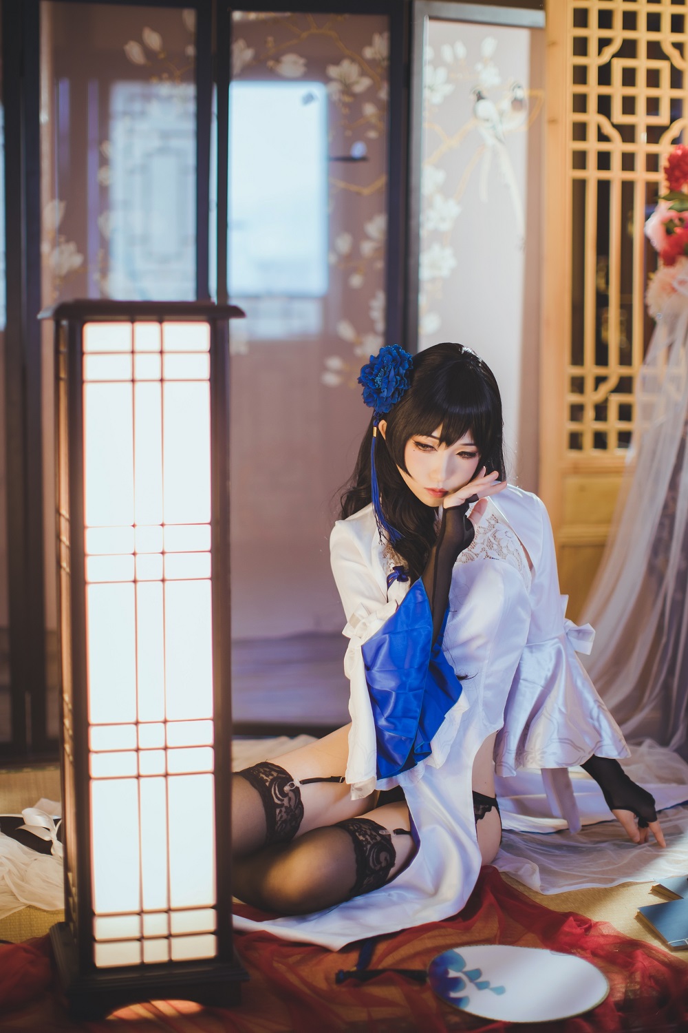 乖乖衣宝-少女前线-95式玉玲珑[50P] COS网红博主 预览1图