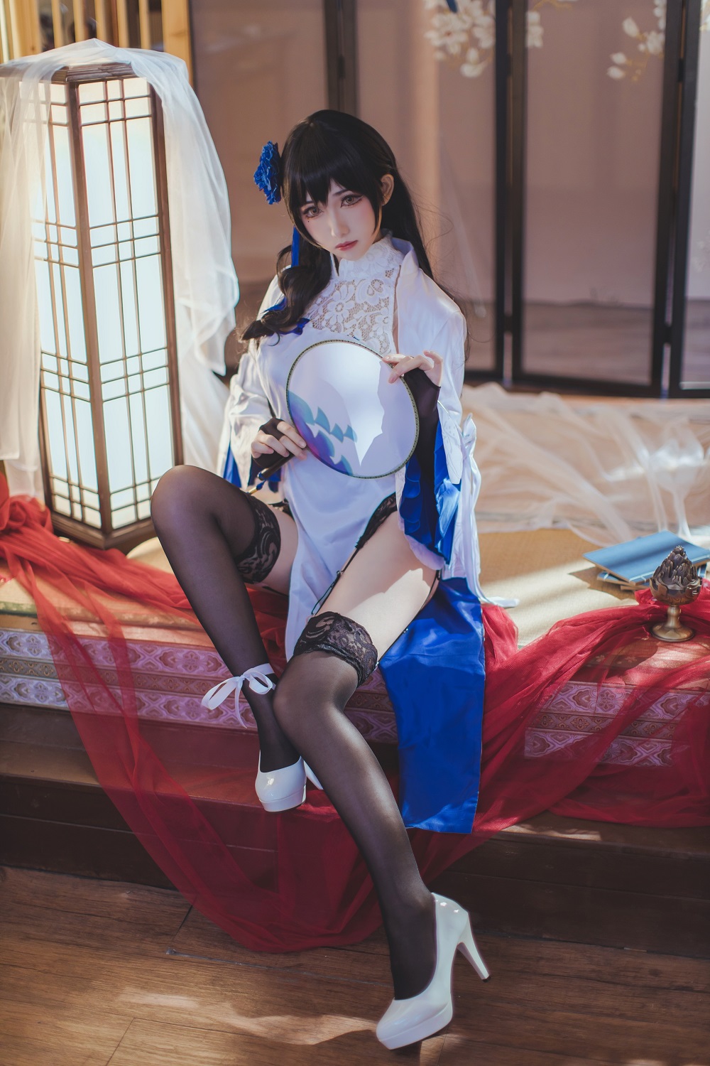 乖乖衣宝-少女前线-95式玉玲珑[50P] COS网红博主 预览2图