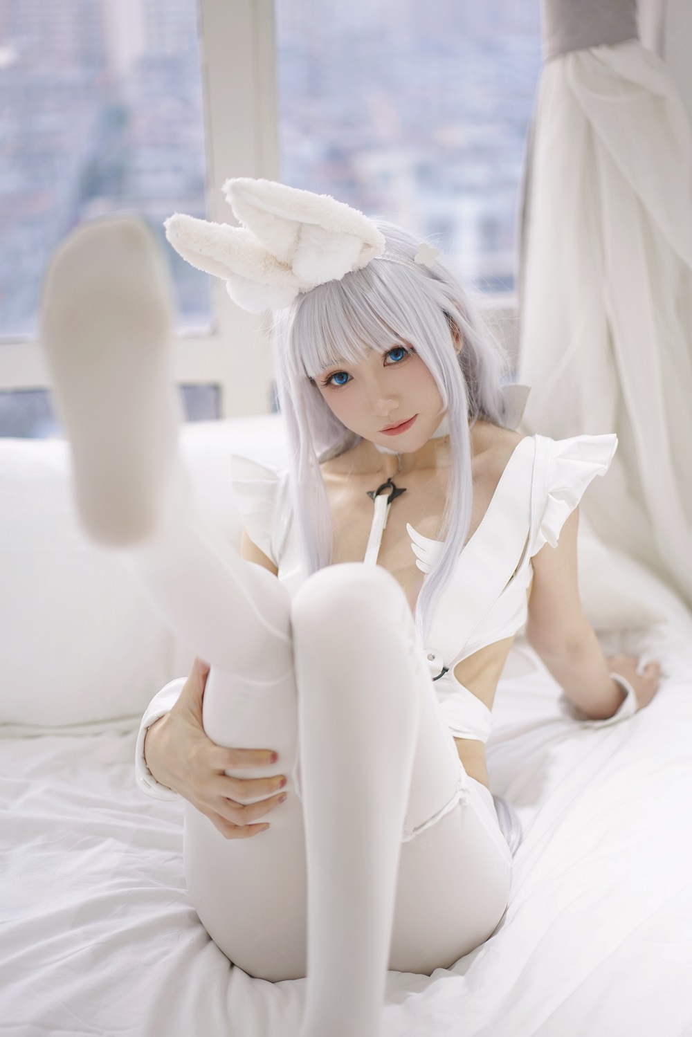 乖乖衣宝-碧蓝航线-恶毒兔女郎[39P+4V] COS网红博主 预览2图