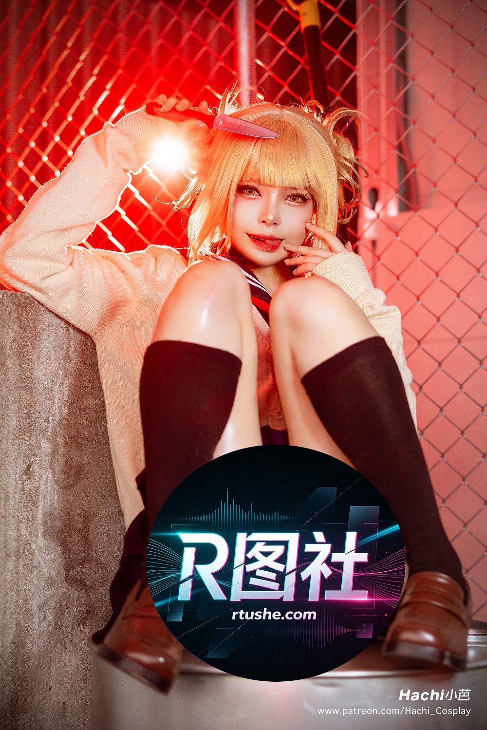 Hachi小芭-我的英雄学园-渡我被身子[13P] COS网红博主 预览2图