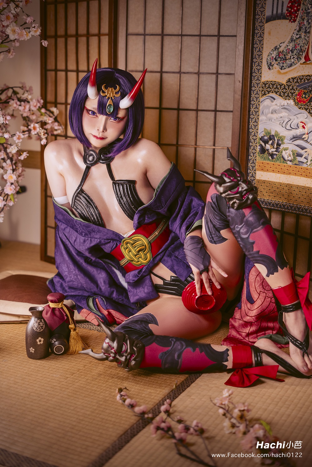 Hachi小芭-FGO-酒吞童子[14P] COS网红博主 预览1图