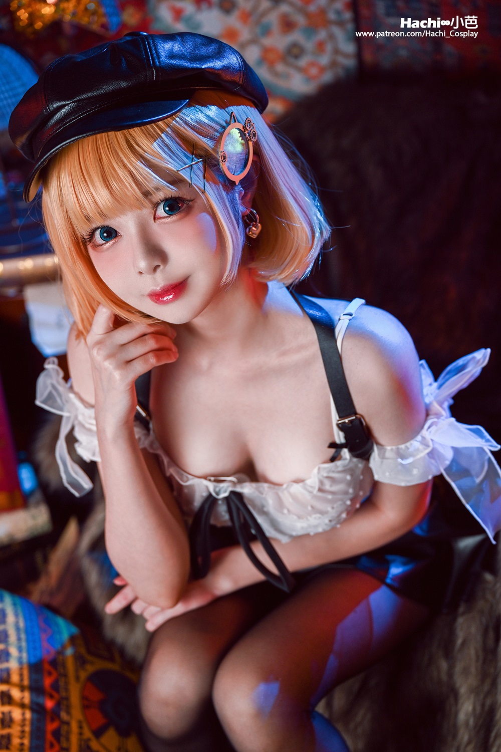 Hachi小芭-Hololive-阿米莉亚·华生[14P] COS网红博主 预览1图